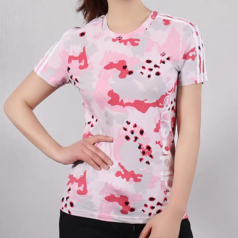 Adidas Neo T Shirts Women's Pink-1