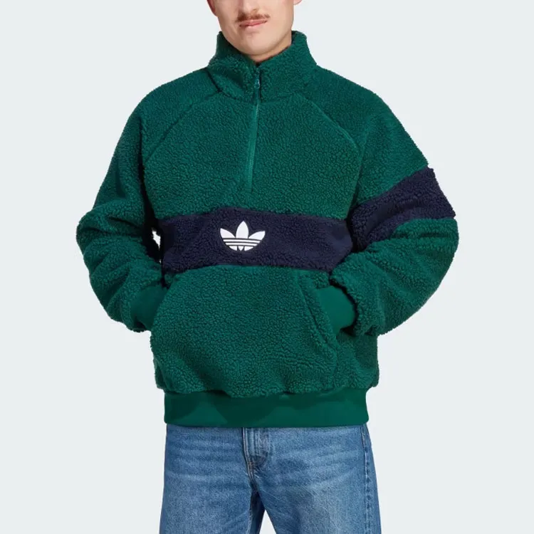 Adidas Originals Velvet Jackets Men Green-1