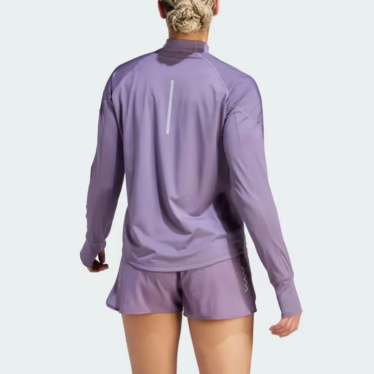 Adidas Raglan Sleeve T Shirt Women's Purple-2