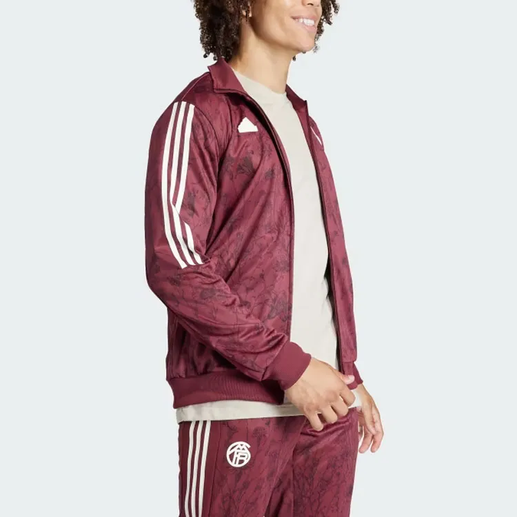 Adidas FC Bayern Jackets Men Dark Red-3