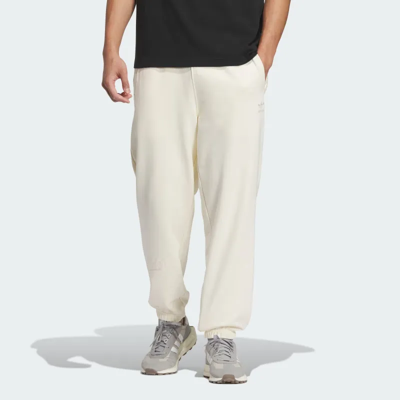 Adidas Originals BADGE KNIT Knitted Sweatpants Men Ivory-3