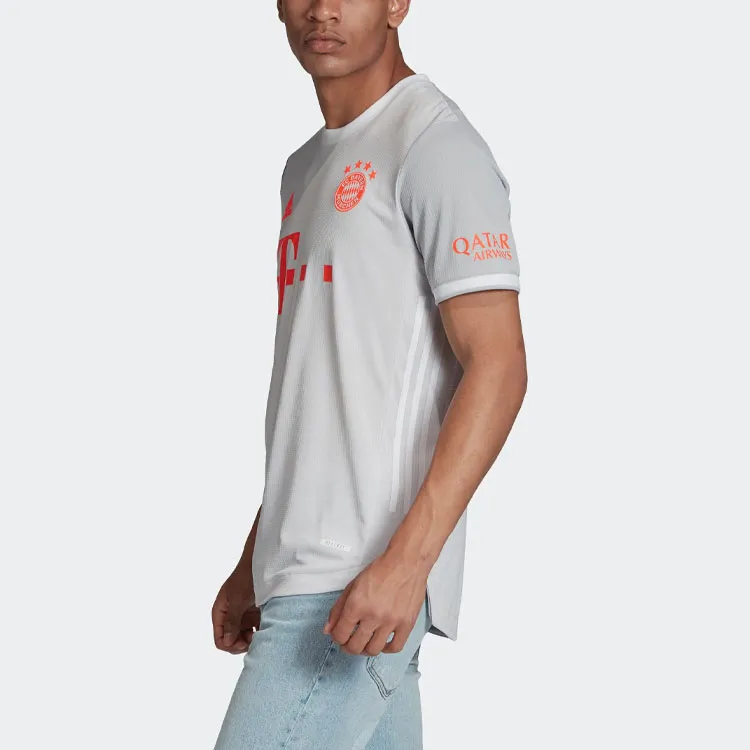 Adidas Bayern Munich Soccer Jerseys Men Gray-5