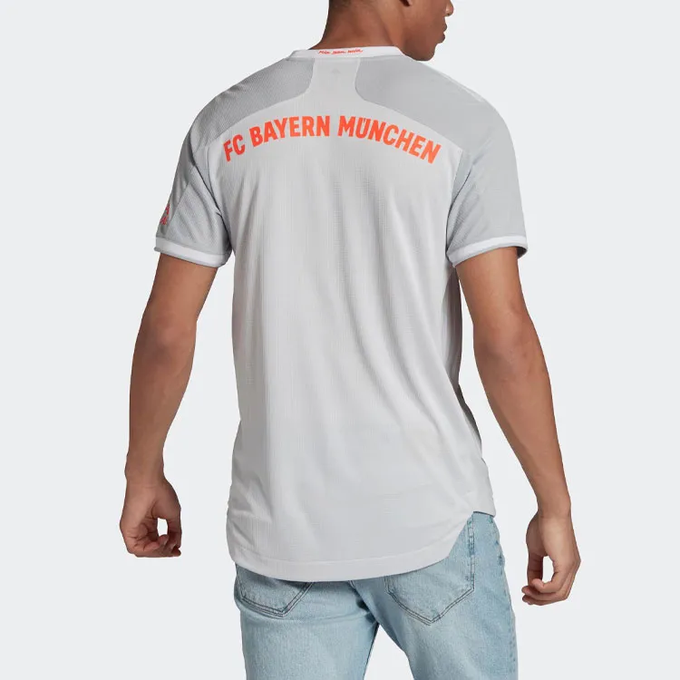 Adidas Bayern Munich Soccer Jerseys Men Gray-3