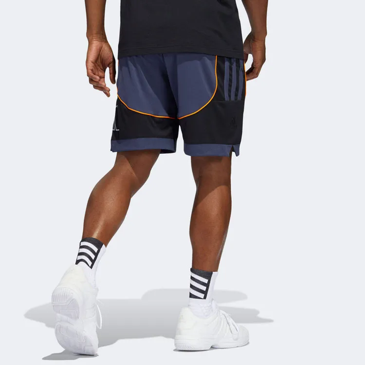 Adidas Basketball Shorts Men Dark Blue-2