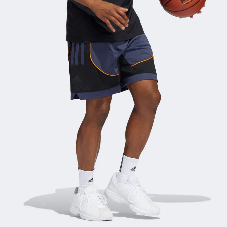 Adidas Basketball Shorts Men Dark Blue-1
