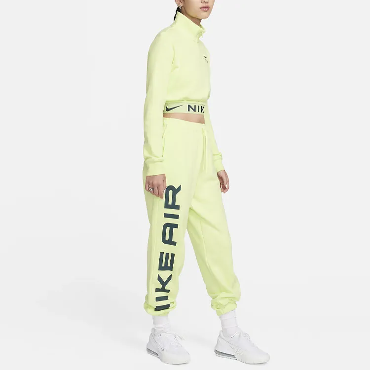 Nike Knitted Sweatpants Women's Lime Green-2