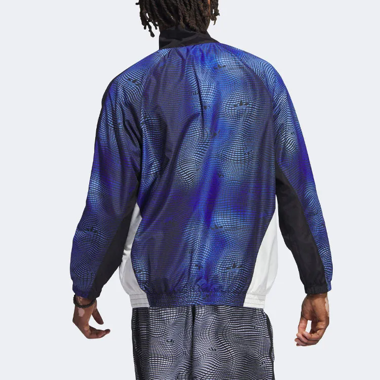 Adidas Originals Jackets Men Blue Black-2