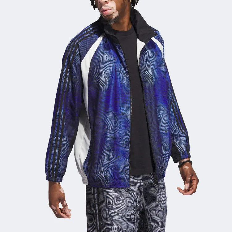 Adidas Originals Jackets Men Blue Black-3