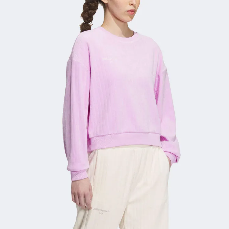 Adidas Lounge Sweatshirts Women's Purple-3
