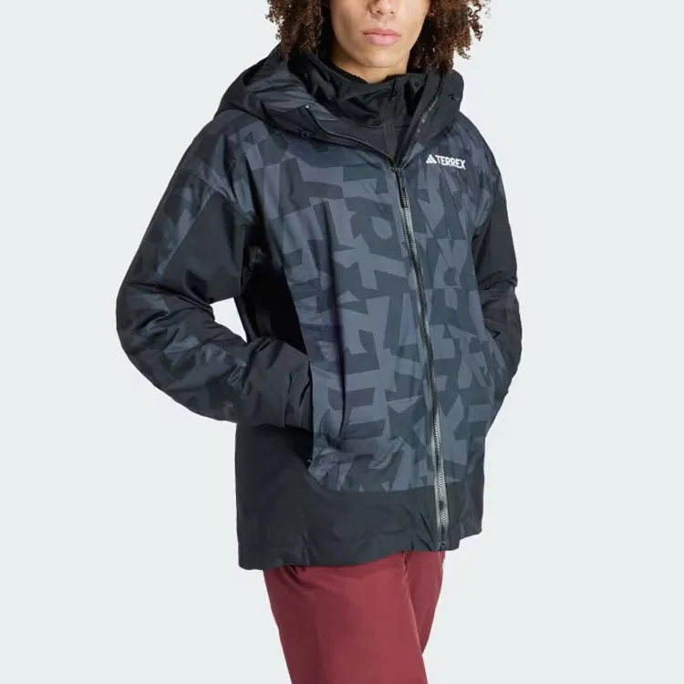 Adidas Free Shipping With AdiClub Terrex Xperior 2L Insulated RAIN.RDY Graphic Jacket-1