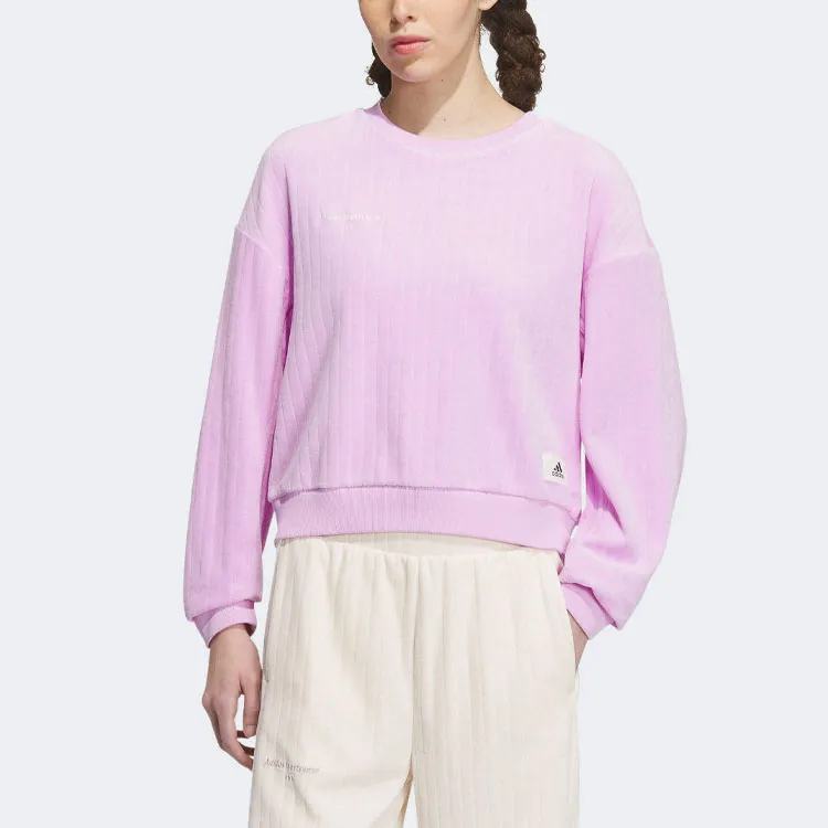 Adidas Lounge Sweatshirts Women's Purple-1