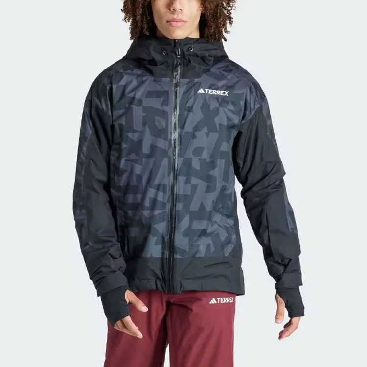 Adidas Free Shipping With AdiClub Terrex Xperior 2L Insulated RAIN.RDY Graphic Jacket-4