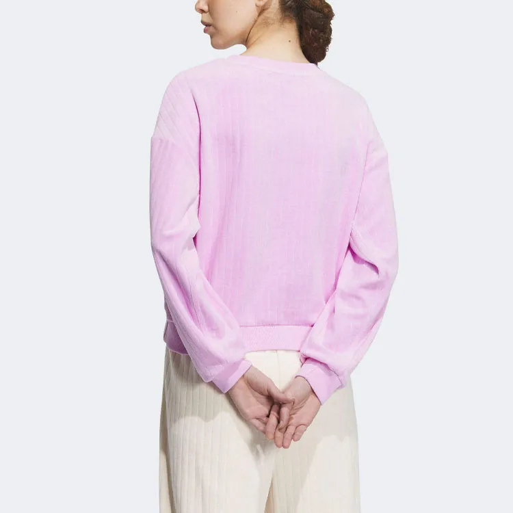 Adidas Lounge Sweatshirts Women's Purple-2