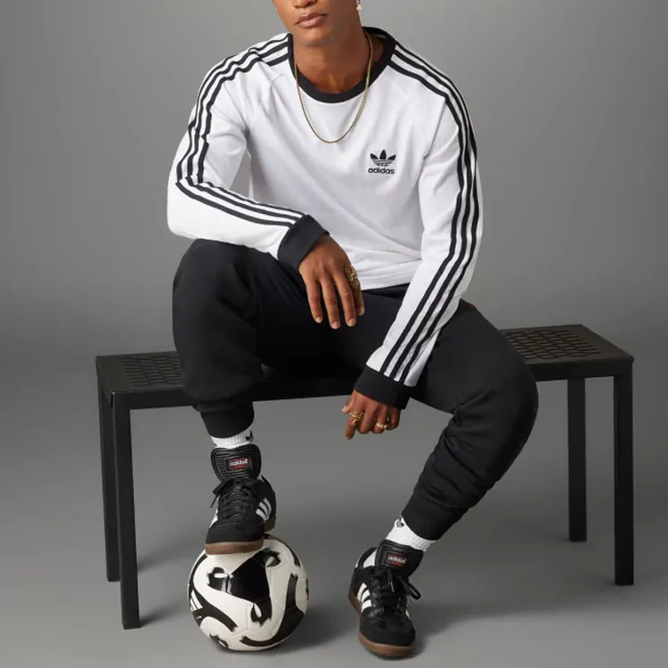 Adidas FW23 Manchester United Essentials Trefoil Pants Knitted Sports Pants Men's Black-4