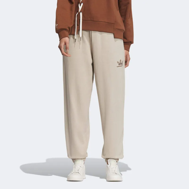 Adidas Originals Knitted Sports Pants Women's Beige-1