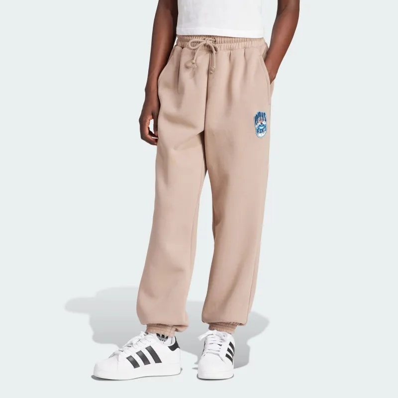 Adidas Originals Knitted Sweatpants Women's Pink Brown-1