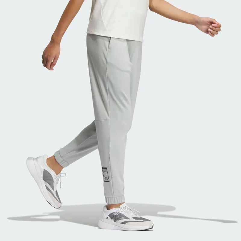 Adidas CITY ESCAPE Knitted Sweatpants Women's Silver Gray-3