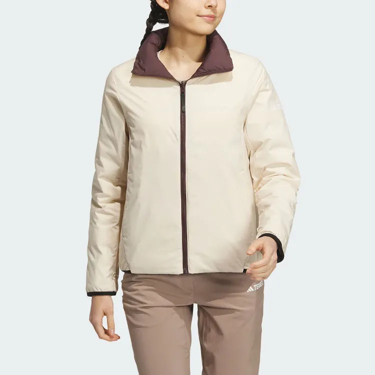 Adidas Waterproof, Windproof, And Breathable Windbreaker Jacket Women's Ecru-6