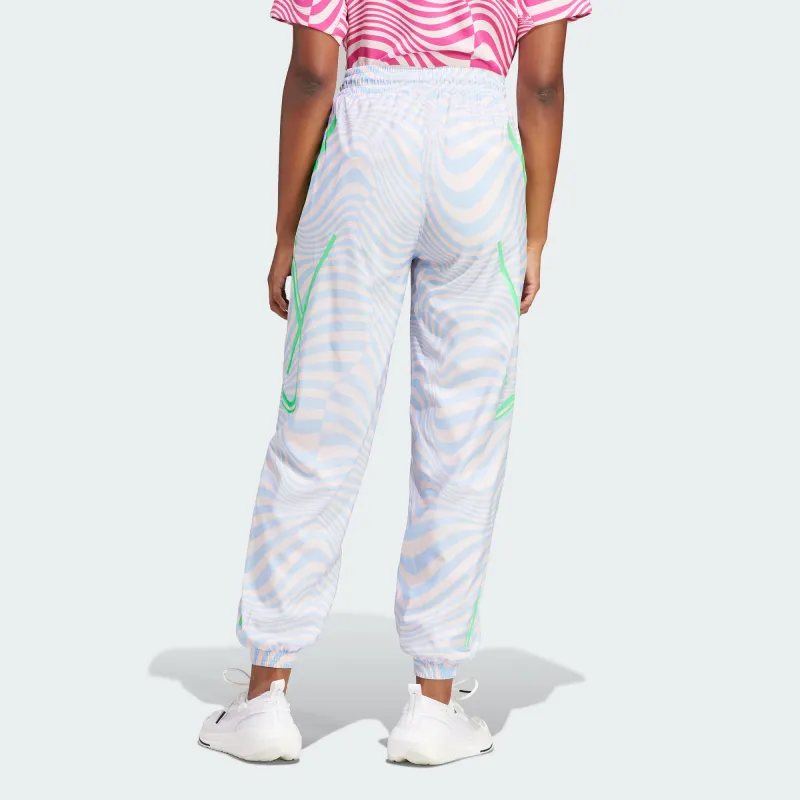 Stella Mccartney X Adidas Arsenal Sports Pants Women's Glossy Finish Blue-5