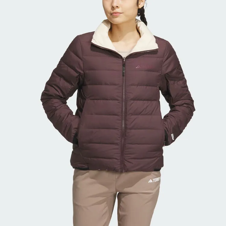 Adidas Waterproof, Windproof, And Breathable Windbreaker Jacket Women's Ecru-9