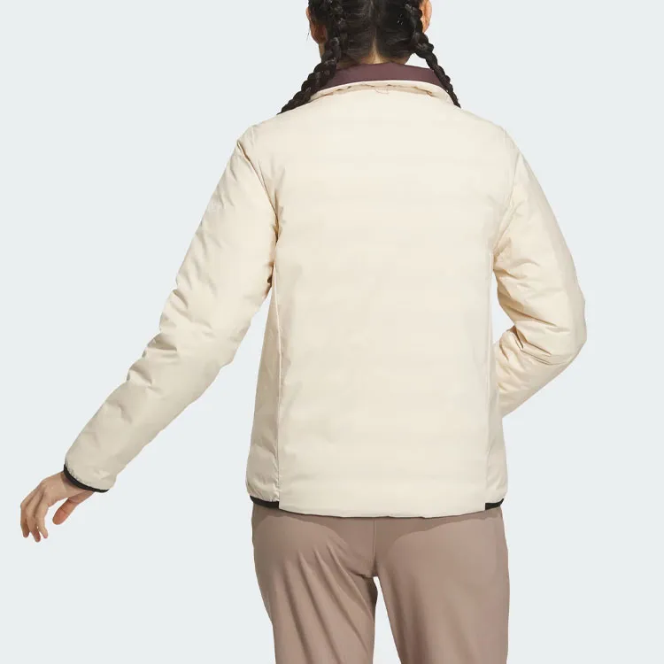 Adidas Waterproof, Windproof, And Breathable Windbreaker Jacket Women's Ecru-7