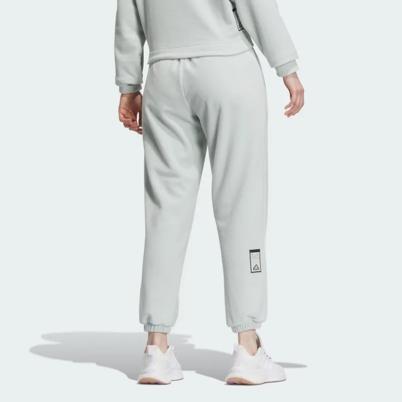 Adidas CITY ESCAPE Knitted Sweatpants Women's Silver Gray-2