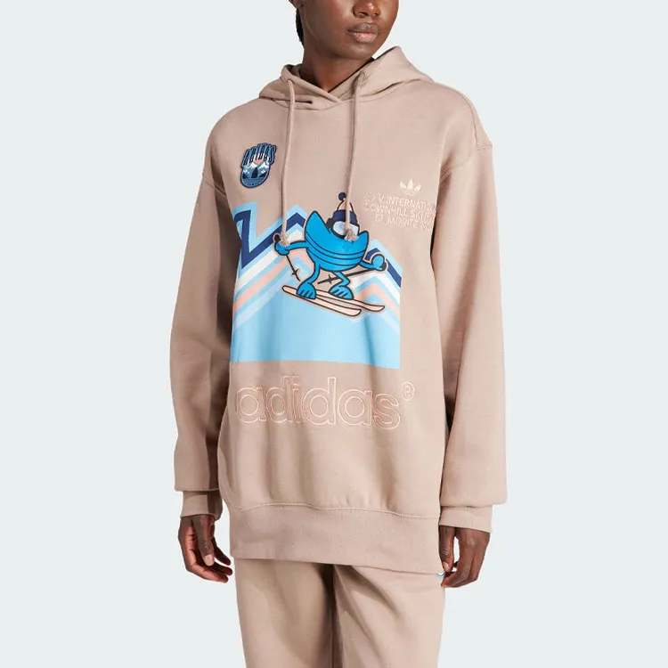 Adidas Originals Sweatshirt Women's Pink Brown-1