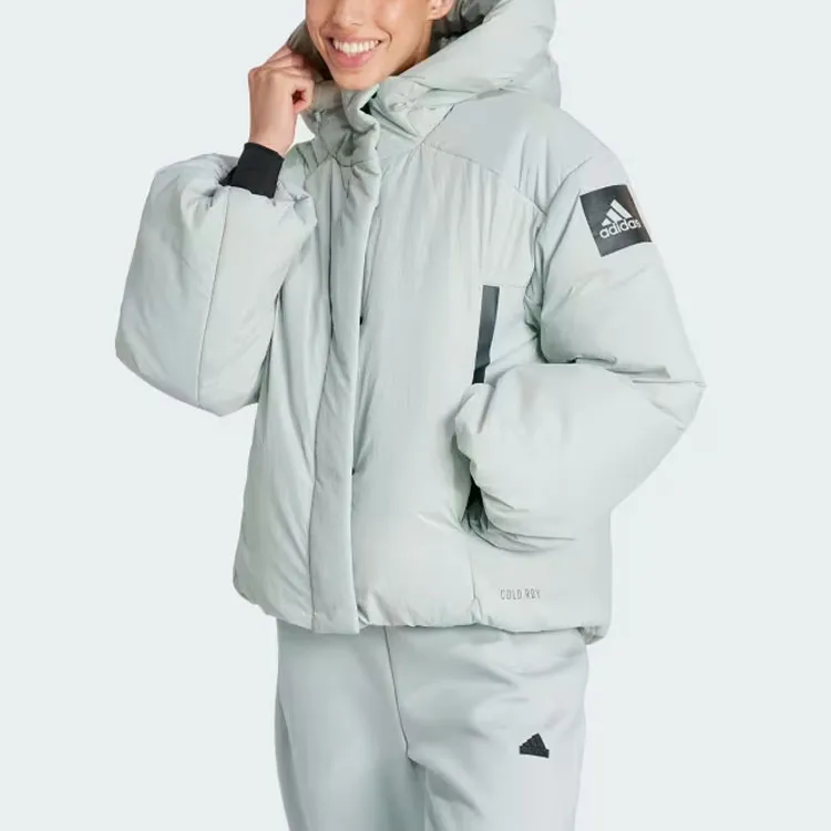 Adidas MYSHELTER Down Jackets Women's Light Asphalt Gray-1