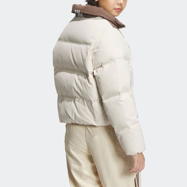 【ADIDAS】Originals Women's Down Jacket Wonder White★追跡可 Adidas Originals Clover Series Outfit Down Jacket Women's