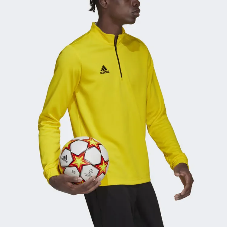 Adidas Entrada 22 Soccer Jerseys Men Yellow-3