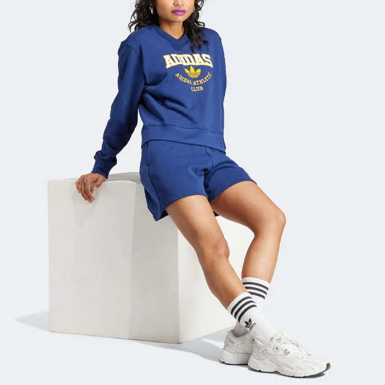 Adidas Originals COLLEGE GRAPHIC Sweatshirt Women's Blue-3
