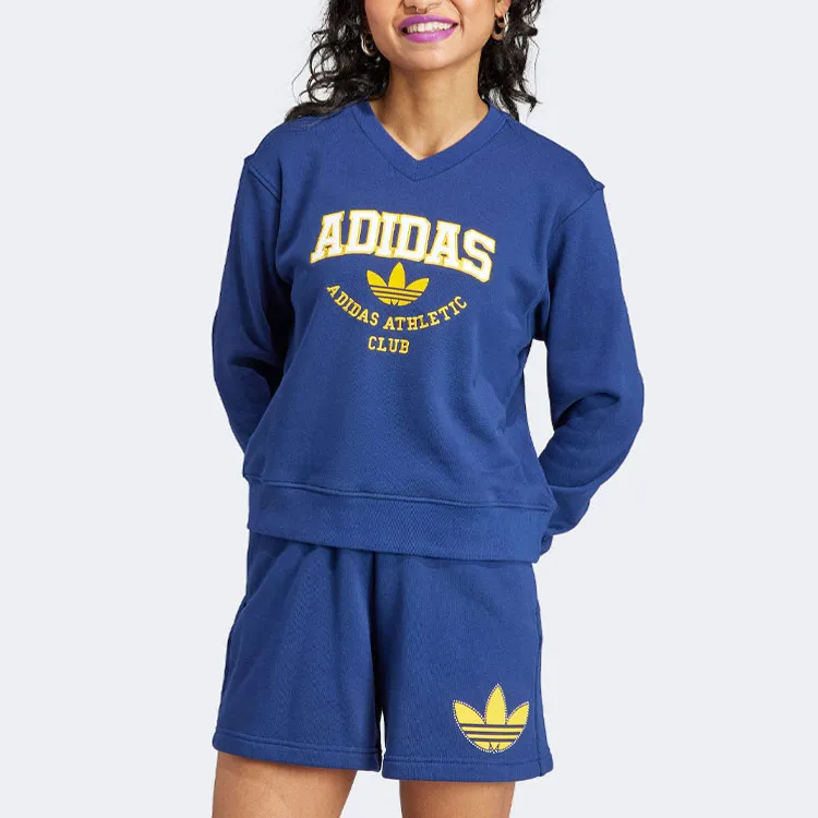 Adidas Originals COLLEGE GRAPHIC Sweatshirt Women's Blue-1