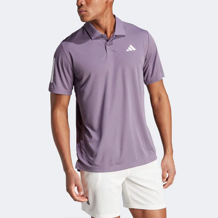 Adidas Polo Shirts Men Purple-3