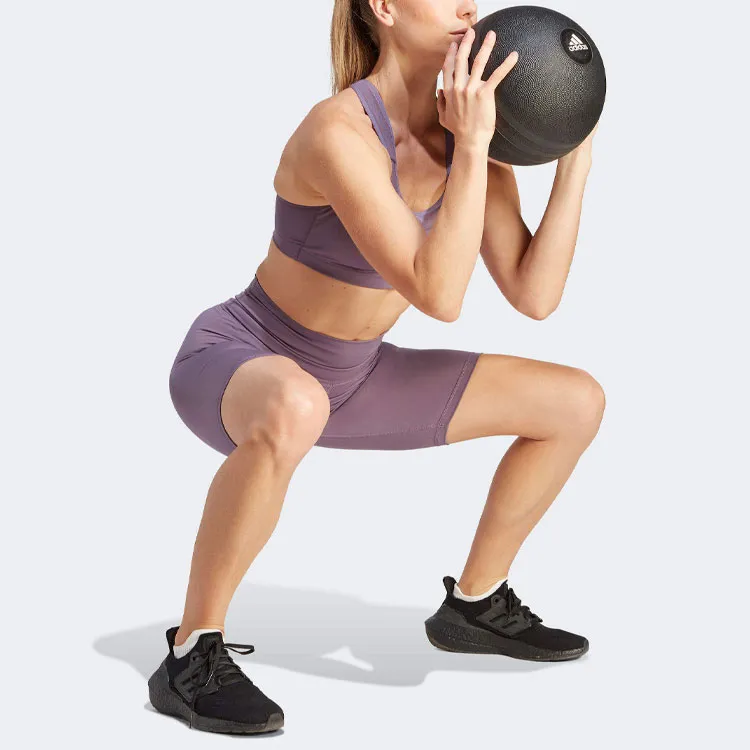Adidas AEROREADY Tlrd Impact High-Support Bra Sports Underwear Women's Purple-4