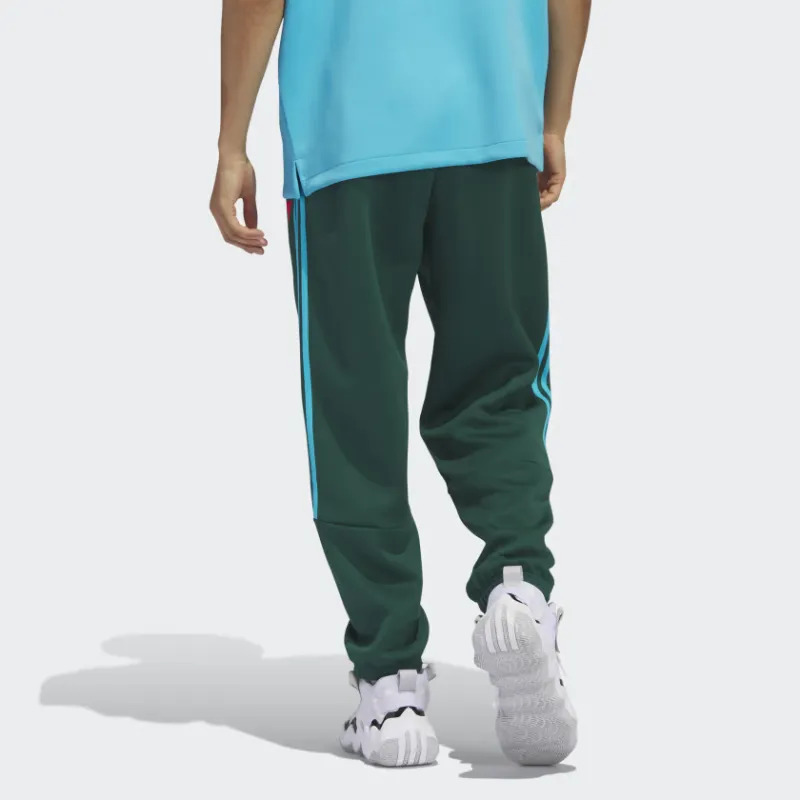 Adidas Trae Tech Pants Knitted Sports Pants Men's Green-2
