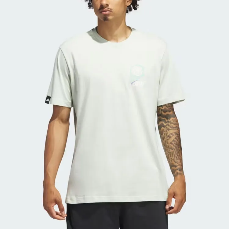 Adidas Damian Lillard Dametime Graphics Signature Basketball Graphic Tee-1