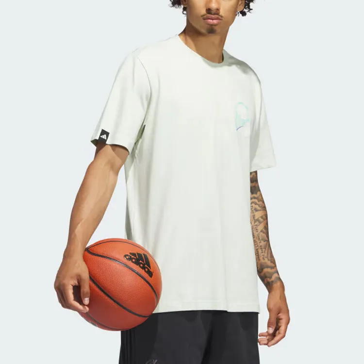 Adidas Damian Lillard Dametime Graphics Signature Basketball Graphic Tee-3