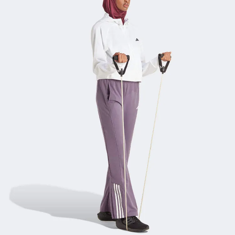 Adidas Knitted Sweatpants Women's Purple-3