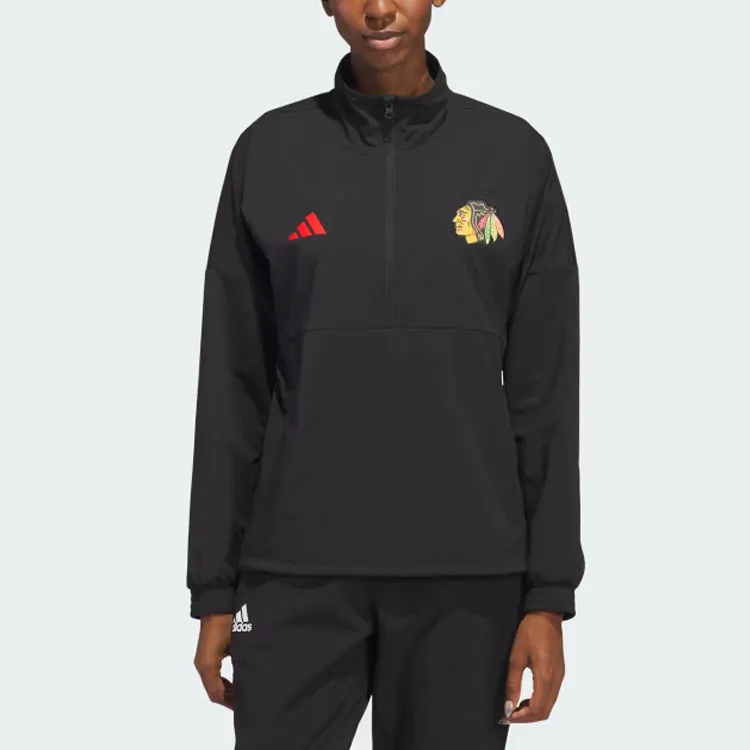 Adidas Blackhawks Jackets Women's Black-1