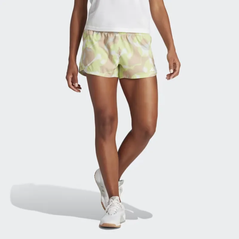 Adidas Essential Casual Shorts Women's Light Green-2
