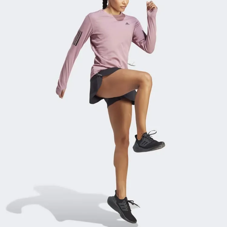 Adidas Women's Own The Run Long Sleeve Long Sleeve Top Wonder Orchid-3