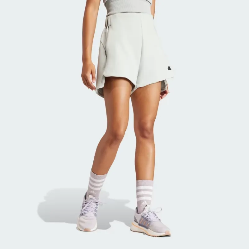 Adidas Z.N.E. Collection Casual Shorts Women's Light Gray-1