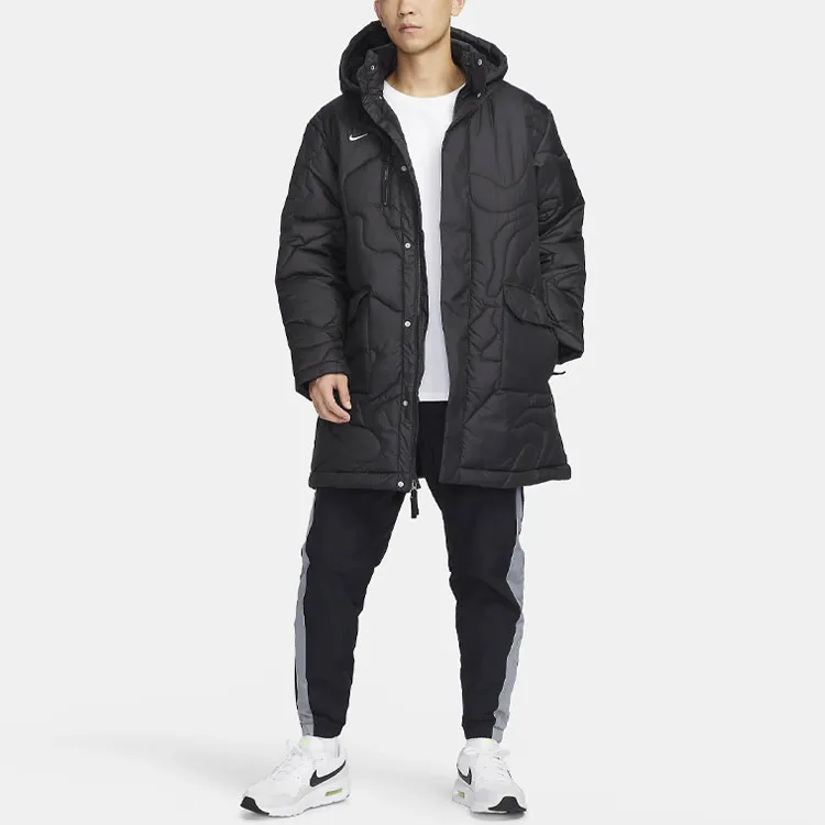 Nike Puffer Jackets Men Black-2