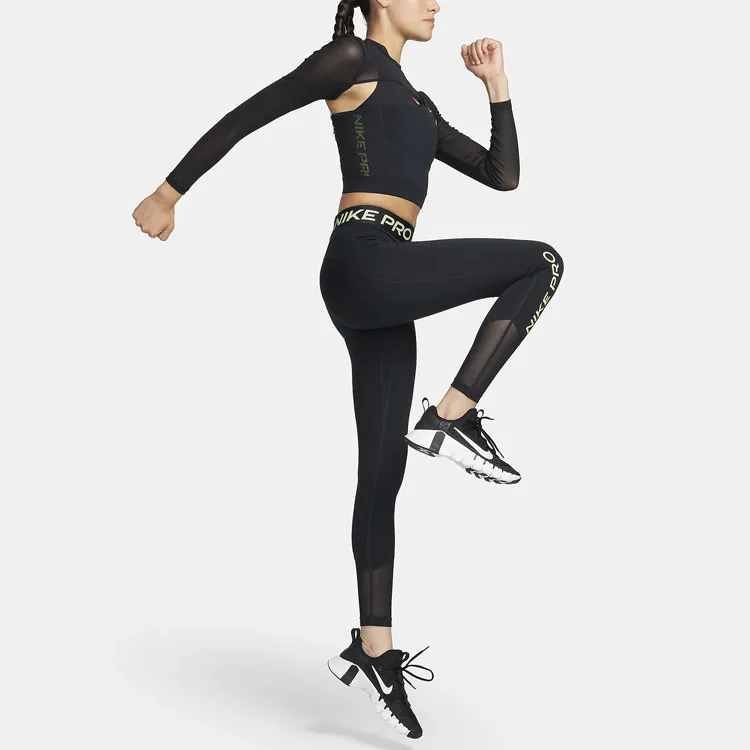Nike Pro Women's Long Sleeve Cropped Top-2