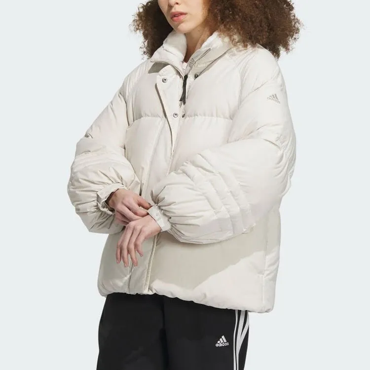 Adidas Down Jackets Women's Beige-3