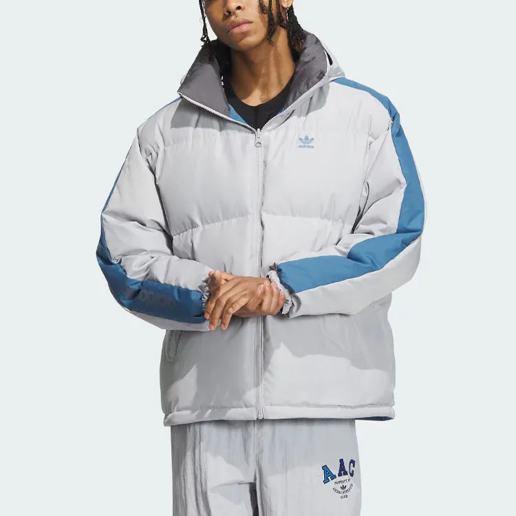 Adidas Originals Down Jacket Men's Phantom Blue/White-4