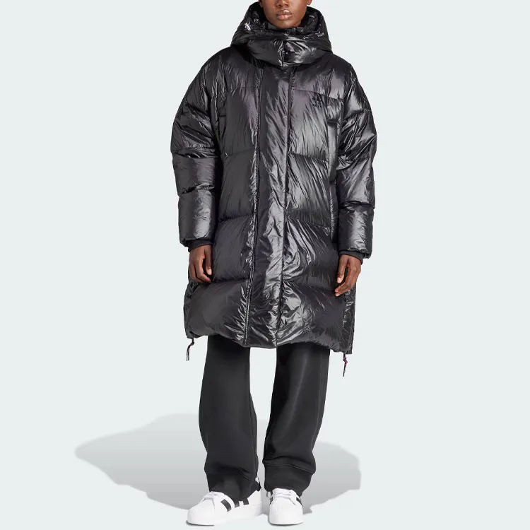 Adidas Originals Stripe-detail Puffer Coat-1