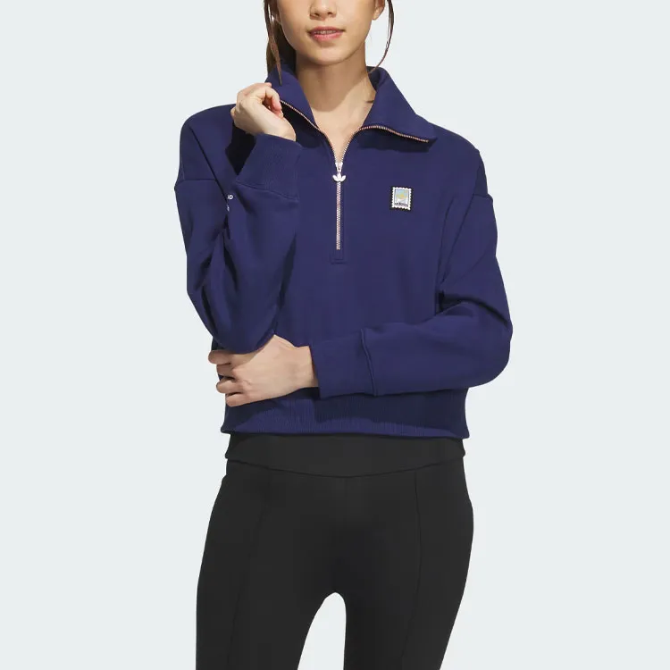 Adidas Originals Sweatshirts Women's Dark Blue-1