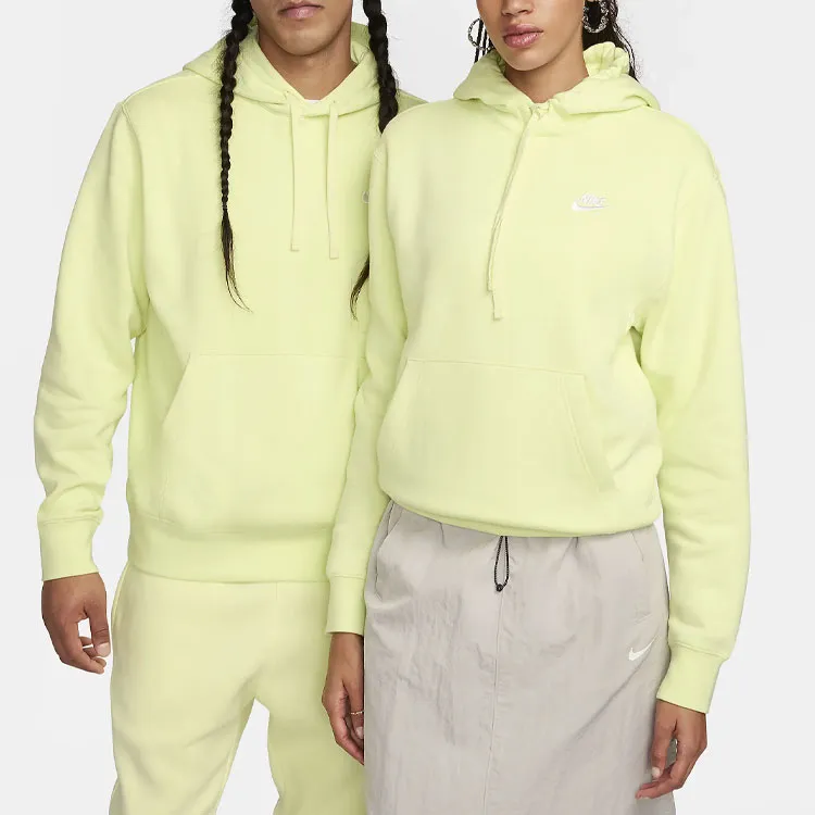 Hoodie Nike Sportswear Club Fleece Luminous Green For Men-1