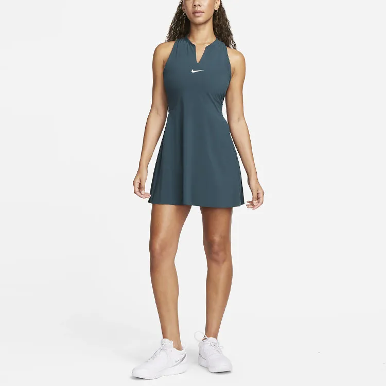 Nike Sleeveless Dresses Women's Forest Green-2